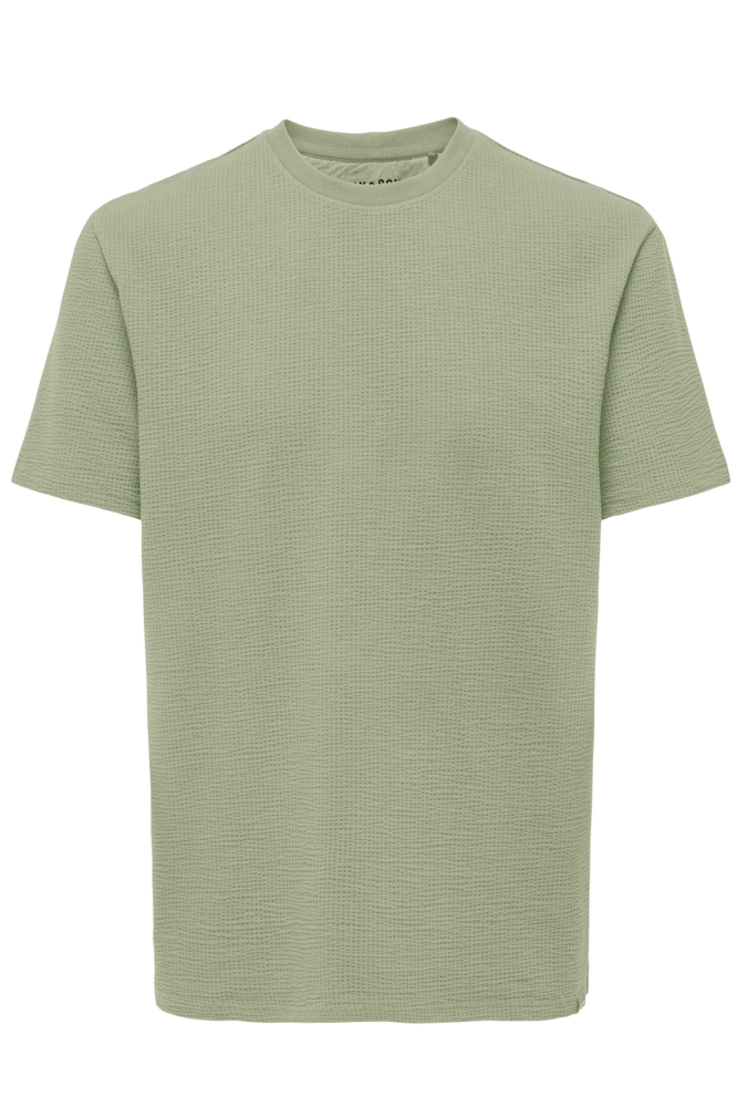 Only & Sons groene heren t-shirt | Vooraanzicht