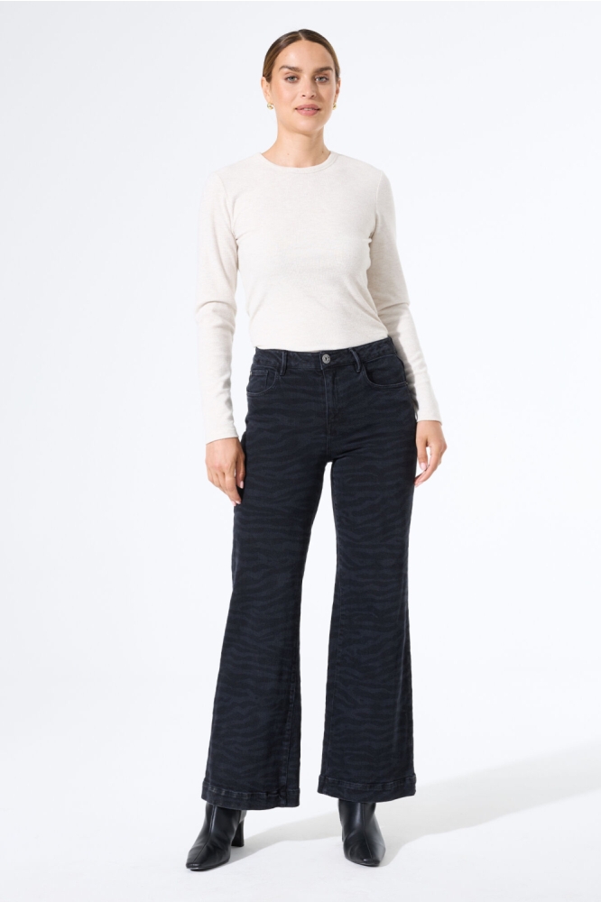 Garcia beige dames t-shirt | Model