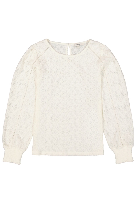 Garcia witte dames t-shirt | Vooraanzicht