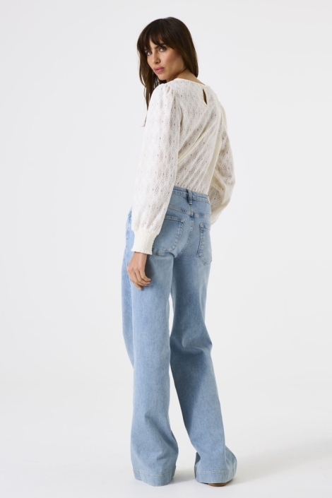 Garcia witte dames t-shirt | Model