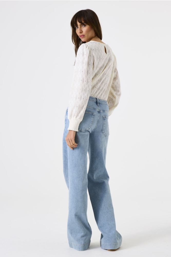 Garcia witte dames t-shirt | Model