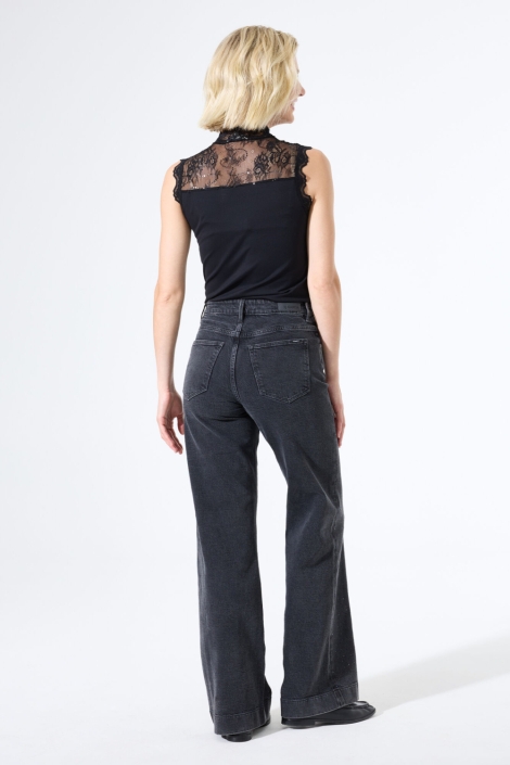 Garcia zwarte dames top | Model