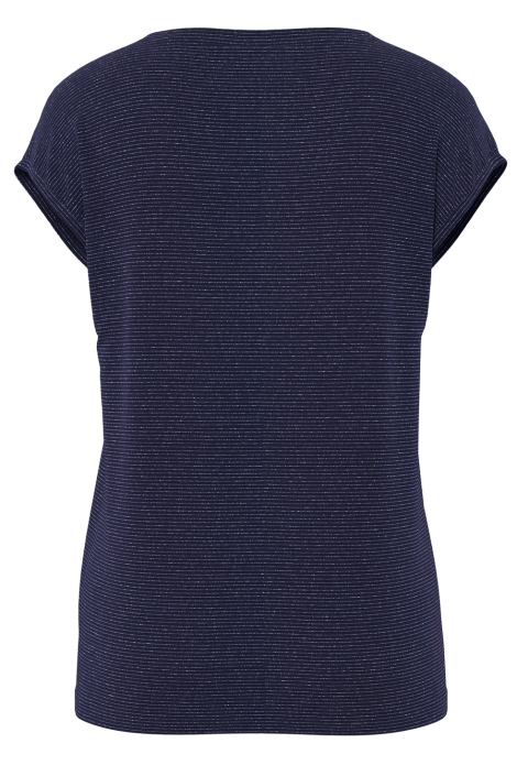 Pieces blauwe dames t-shirt | Achteraanzicht