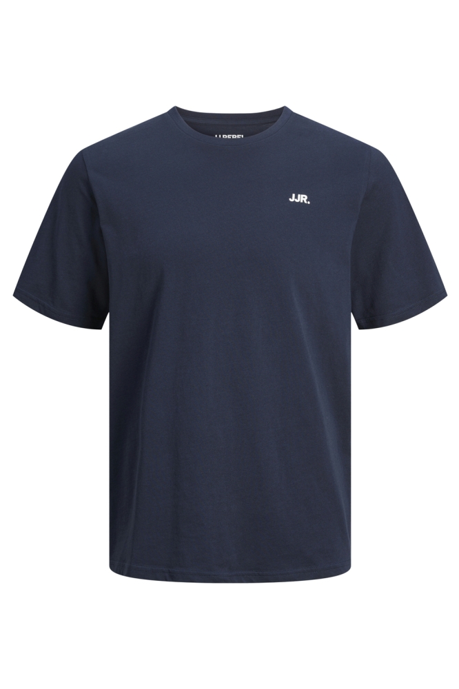 JJ Rebel blauwe heren t-shirt | Vooraanzicht