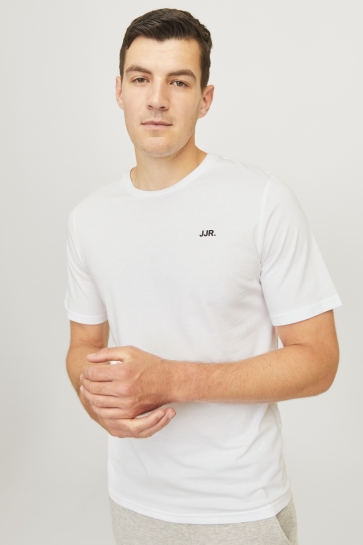 JJ Rebel JREBREBEL LOGO TEE SS CREW NECK NOO 12263850 White