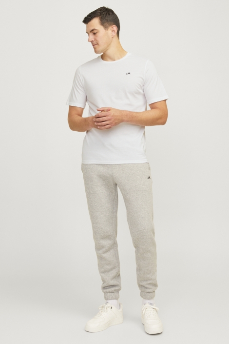 JJ Rebel witte heren t-shirt | Model