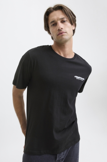 JJ Rebel JREBZACK TEE SS CREW NECK SN 12279441 BLACK