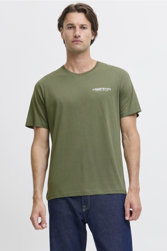 JJ Rebel groene heren t-shirt | Model