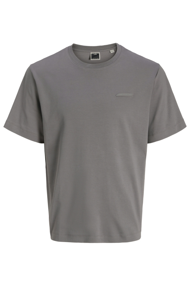 Jack & Jones grijze heren t-shirt | Vooraanzicht