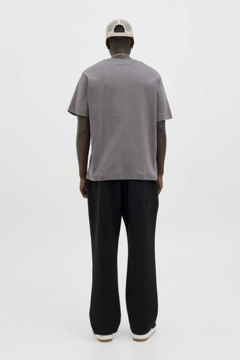 Jack & Jones grijze heren t-shirt | Model