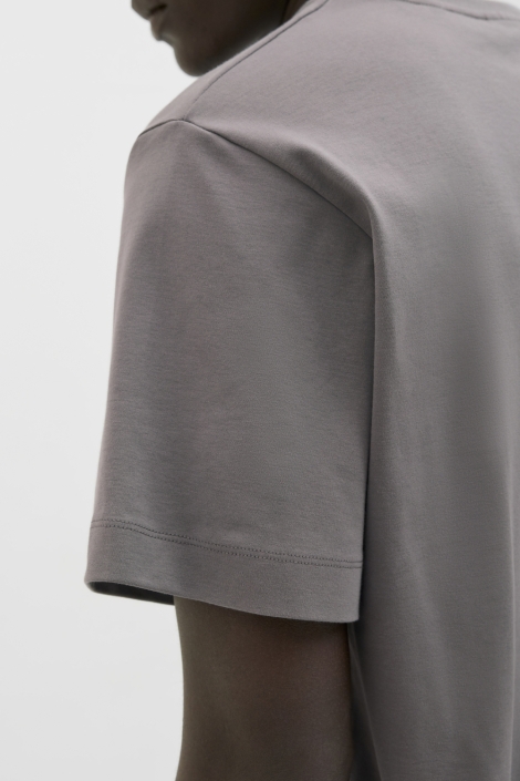 Jack & Jones grijze heren t-shirt | Close up