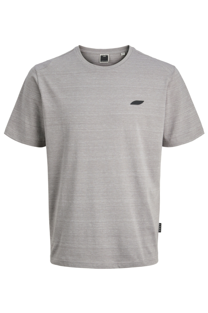 Jack & Jones grijze heren t-shirt | Vooraanzicht