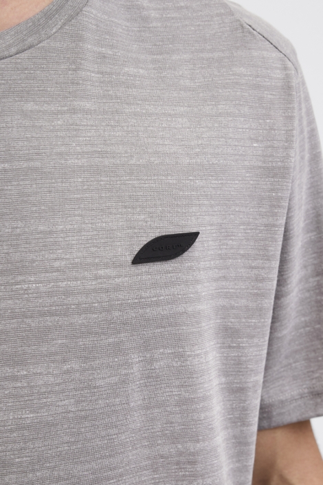 Jack & Jones grijze heren t-shirt | Close up