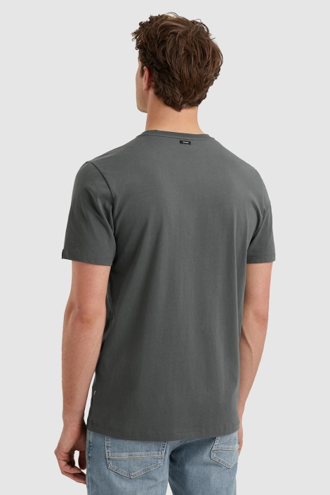 Vanguard blauwe heren t-shirt | Model achteraanzicht