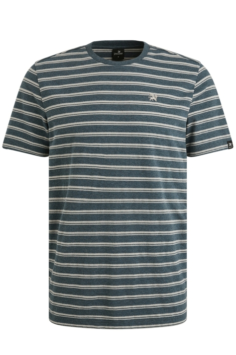 Vanguard blauwe heren t-shirt | Vooraanzicht