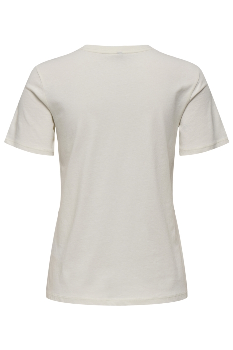 Only witte dames t-shirt | Achteraanzicht