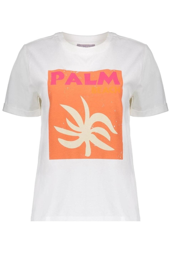 Geisha witte dames t-shirt | Vooraanzicht