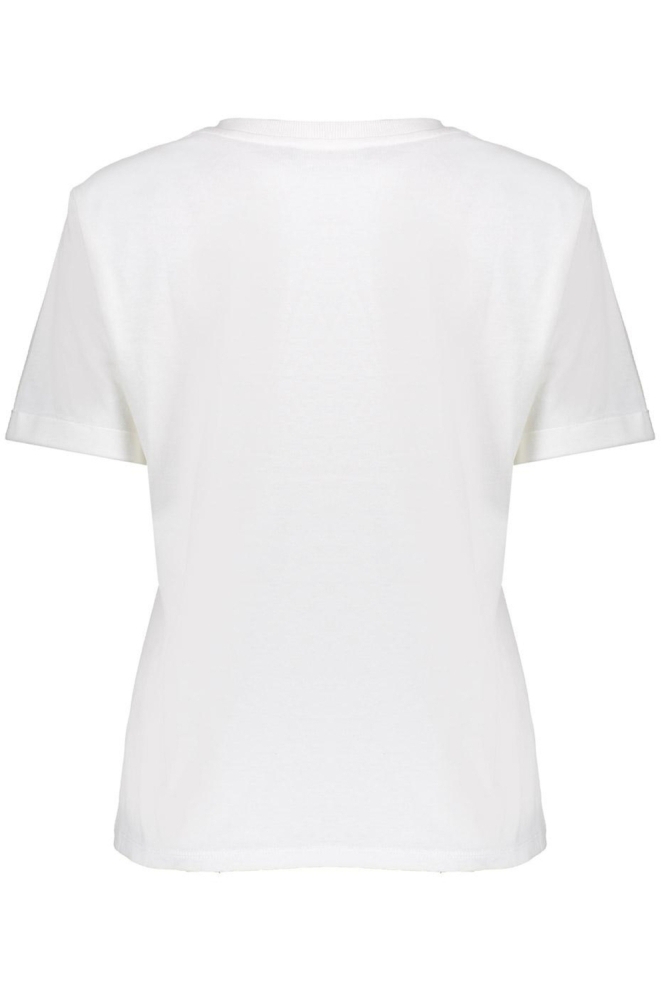 Geisha witte dames t-shirt | Achteraanzicht