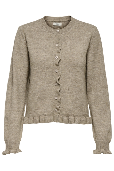 Jacqueline de Yong camel dames vest | Vooraanzicht