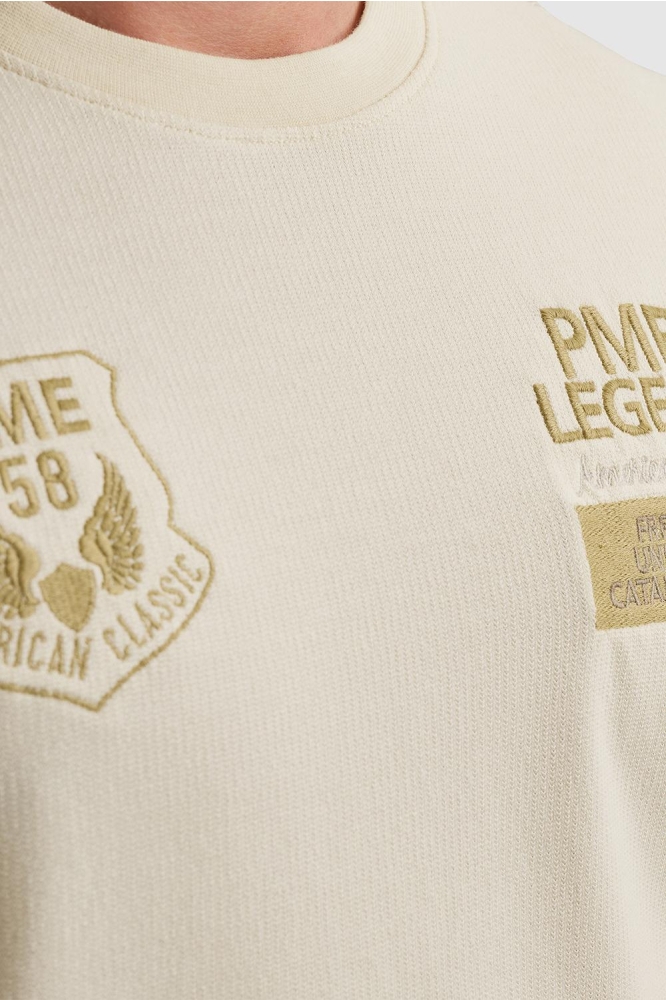 PME legend beige heren t-shirt | Kleurstaal
