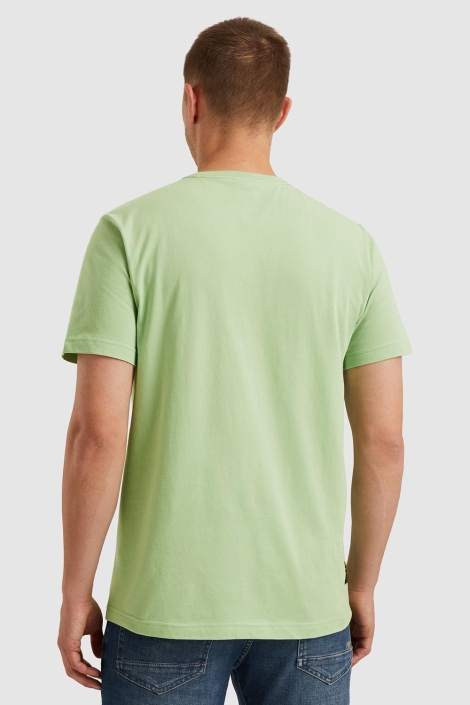 PME legend groene heren t-shirt | Model achteraanzicht