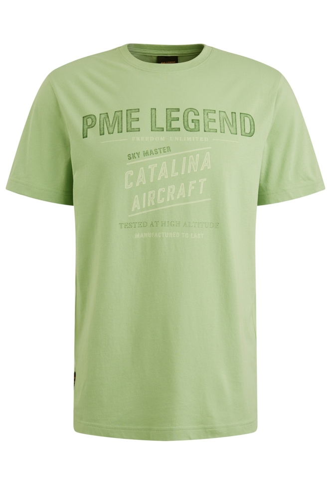 PME legend groene heren t-shirt | Vooraanzicht