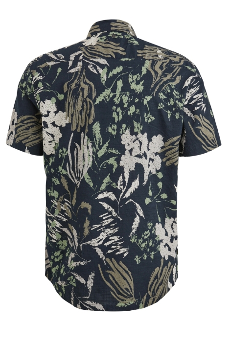 PME legend blauwe heren overhemd | Achteraanzicht