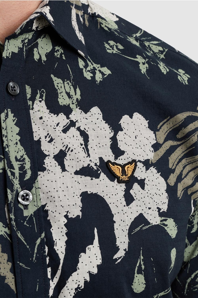 PME legend blauwe heren overhemd | Kleurstaal