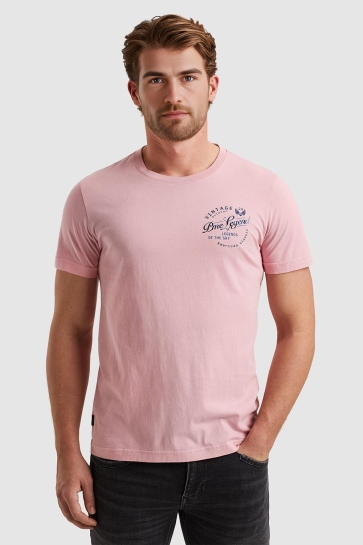 PME legend short sleeve r-neck single jersey Roze