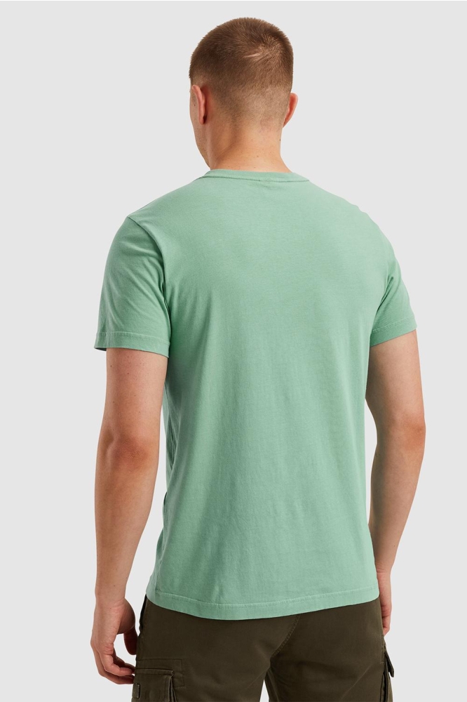 PME legend groene heren t-shirt | Model achteraanzicht