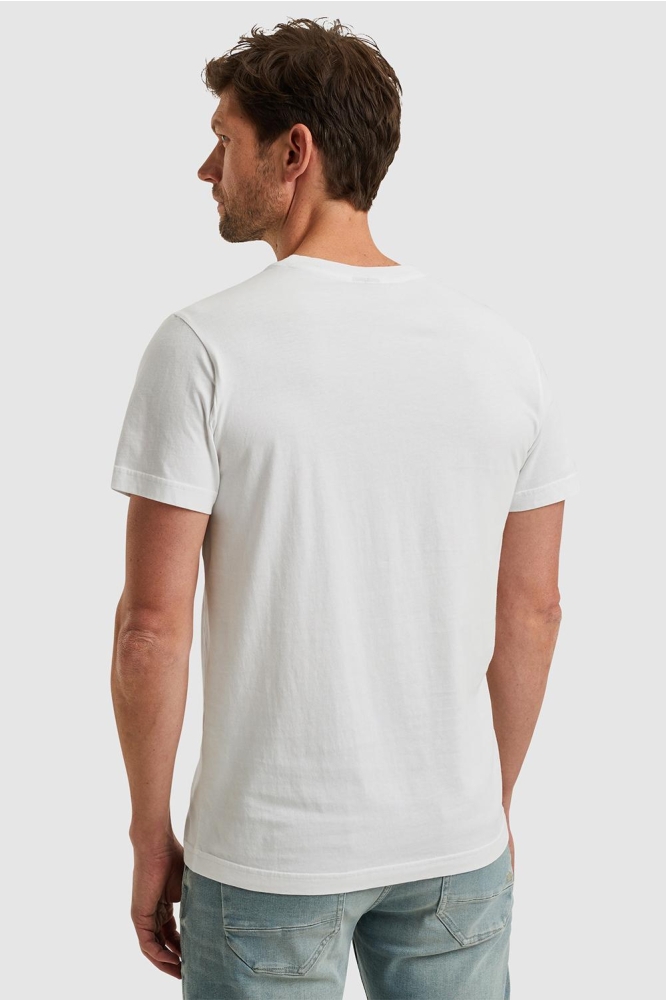 PME legend witte heren t-shirt | Model achteraanzicht