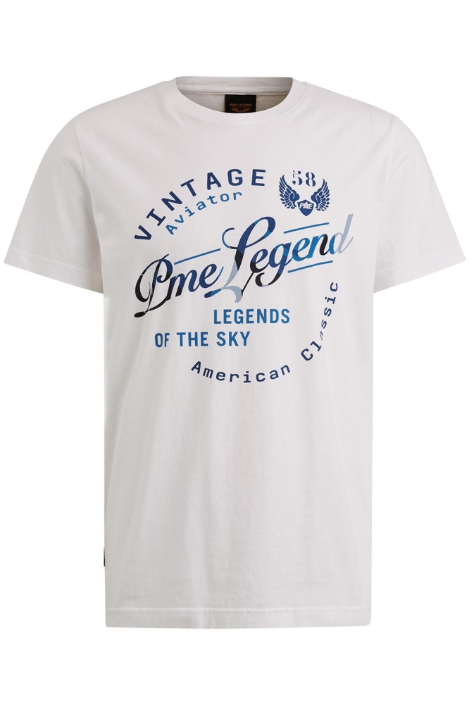 PME legend witte heren t-shirt | Vooraanzicht