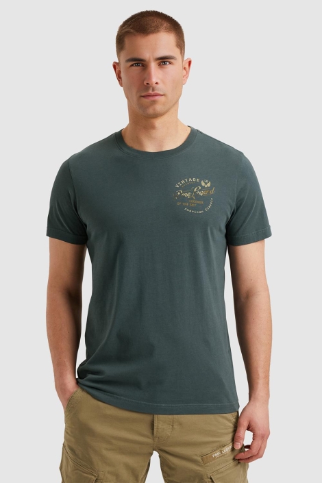 PME legend groene heren t-shirt | Model vooraanzicht