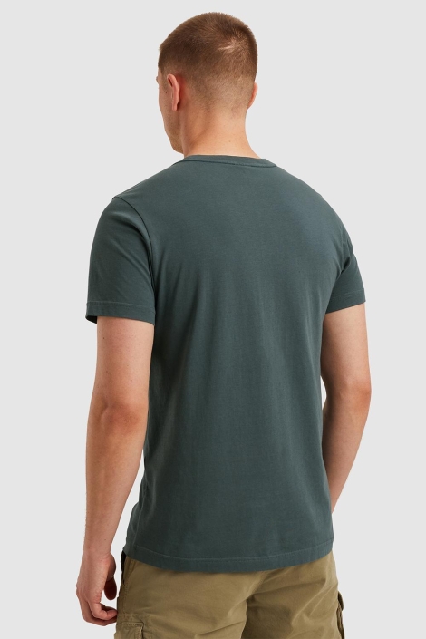 PME legend groene heren t-shirt | Model achteraanzicht