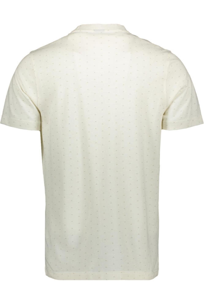 Lerros beige heren t-shirt | Achteraanzicht