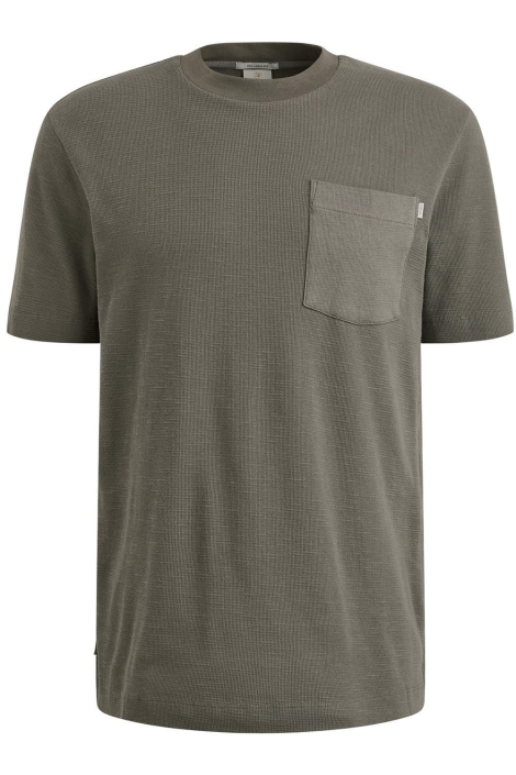 Cast Iron grijze heren t-shirt | Vooraanzicht