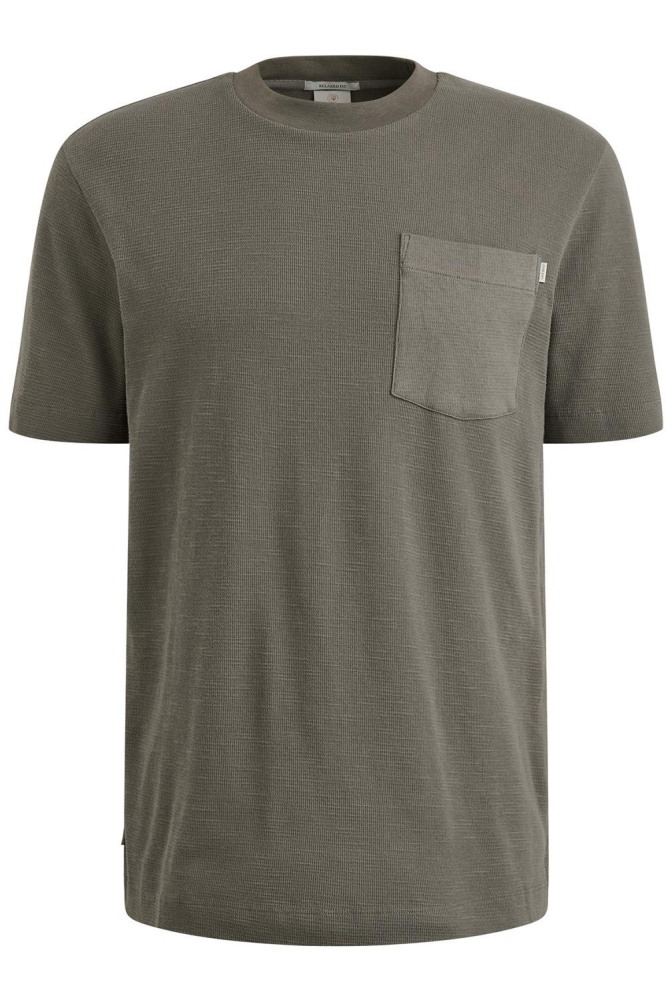 Cast Iron grijze heren t-shirt | Vooraanzicht