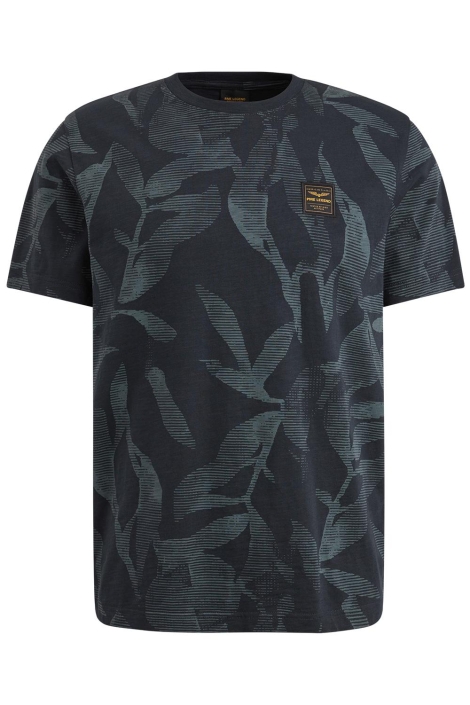 PME legend blauwe heren t-shirt | Vooraanzicht