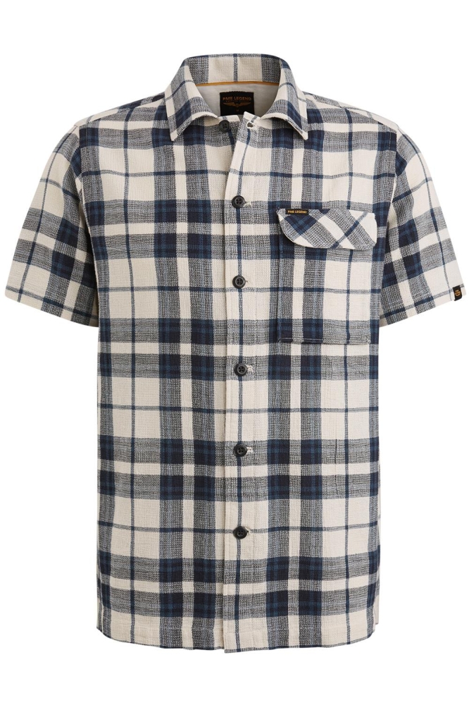 PME legend blauwe heren overhemd | Vooraanzicht