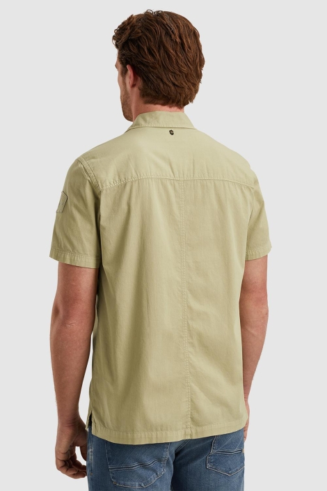 PME legend groene heren overhemd | Model achteraanzicht