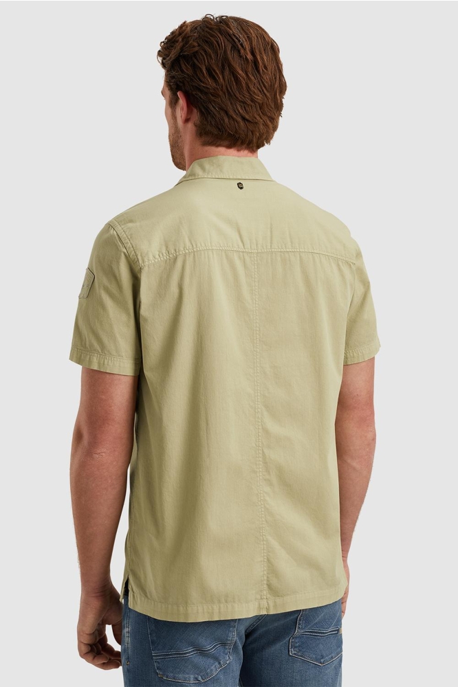 PME legend groene heren overhemd | Model achteraanzicht