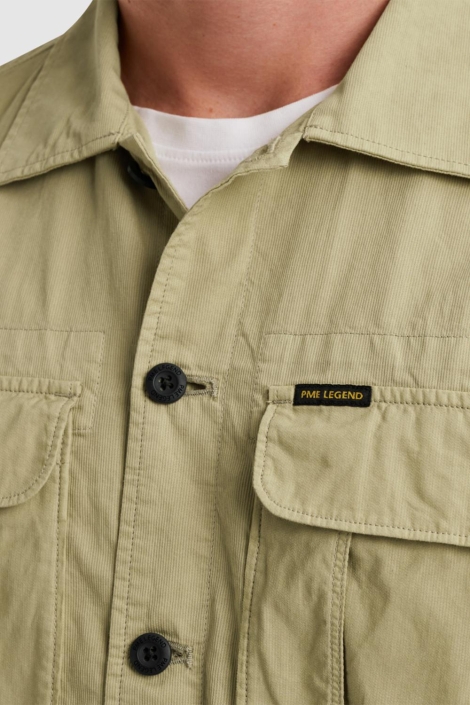PME legend groene heren overhemd | Close up