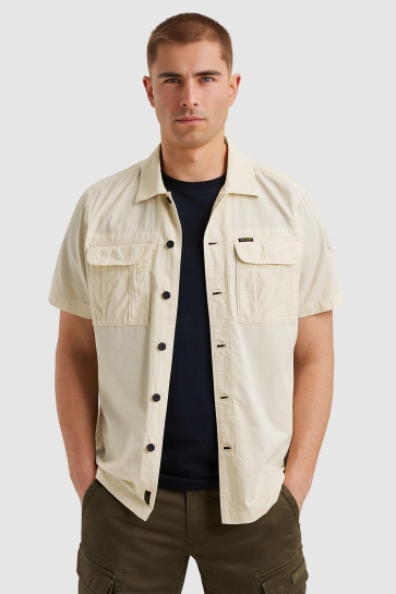 PME legend short sleeve shirt ctn bedford Beige
