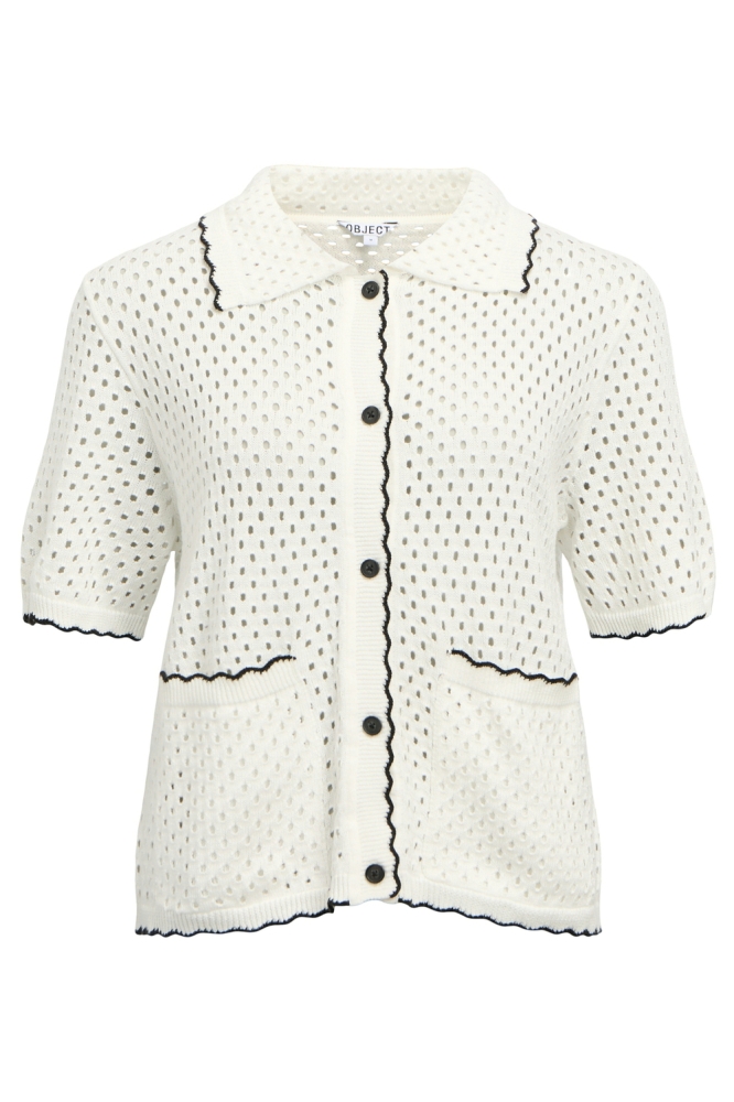 Object witte dames vest | Vooraanzicht