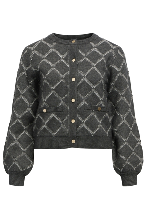 Object grijze dames vest | Vooraanzicht