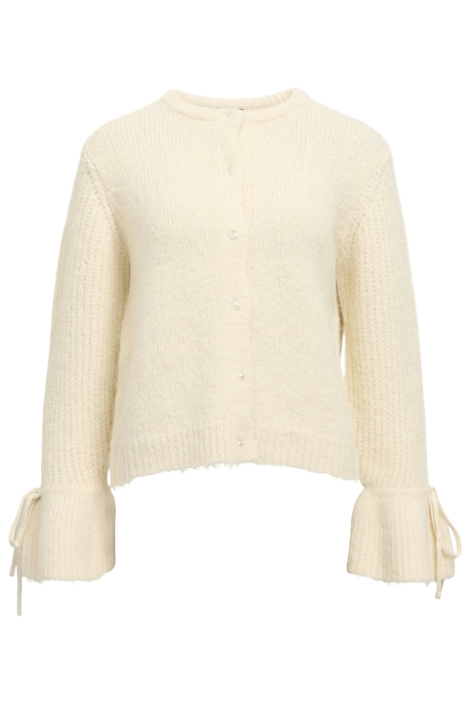 Object beige dames vest | Achteraanzicht