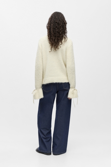 Object beige dames vest | Model