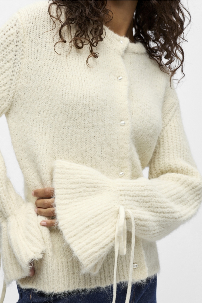 Object beige dames vest | Close up