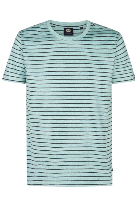 Petrol Industries groene heren t-shirt | Vooraanzicht