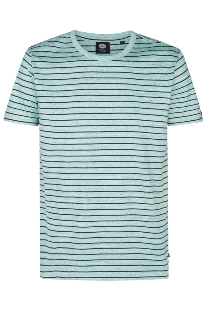 Petrol Industries groene heren t-shirt | Vooraanzicht